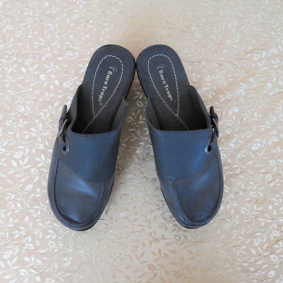 Bare Traps Hollie Brown Vegan Leather Mules 8M - Picture 2 of 4